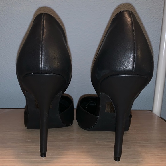 Riverberry Pointed Toe, Slip on D'Orsay Pump Heels - Picture 7 of 8